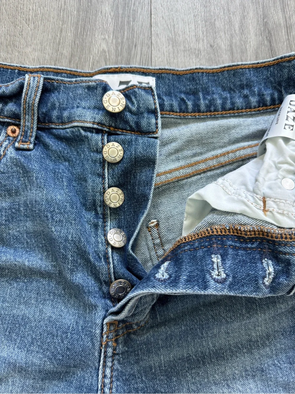 Daze Distressed Denim Cutoff Shorts